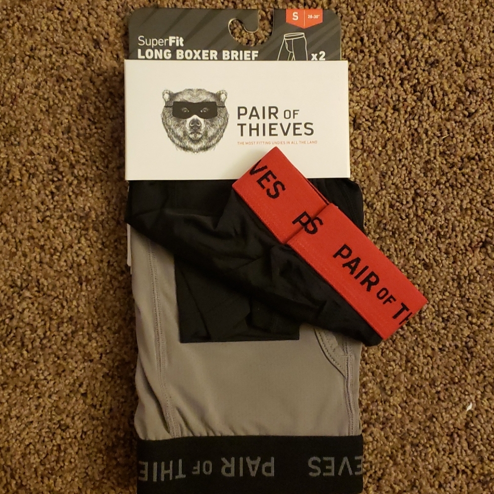 2 pairs boxer brief small